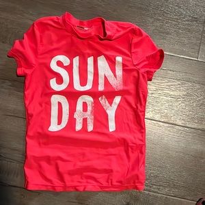 Old Navy Rash Guard - girls swim shirt / cover up Girls Size Large